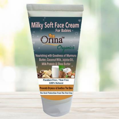 Orina Tear Free Shea Butter Milky Soft Face Cream For Baby (100 Ml)