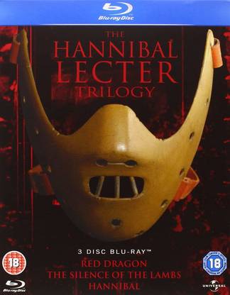 The Hannibal Lecter Trilogy: Red Dragon + The Silence of the Lambs + Hannibal (Uncut) (3-Disc Box Set Includes Slipcase Packaging) (Region Free | UK Import)