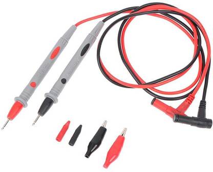 Gadariya King Multimeter Test Leads Universal Cable Ac Dc 1000V 20A with Alligator Clips Analog Multimeter