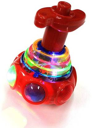 Mandana Super Spinning Top with Light Music and LED Light Toy Pack of 1