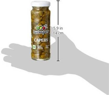 Luxeapers Capers 100g , Capers in Brine, Product of Spain Mixed Pickle