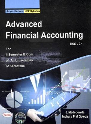 Advanced Financial Accounting For 2nd Sem B Com Nep Syllabus Dsc 2.1 : Kar All Universities