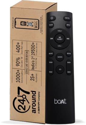 247around Remote Compatible with  SOUNDBAR (Aavante Sound Bar 1500/ 1580) (Black) Boat Remote Controller