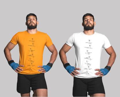 Printed Men Yellow, White T-Shirt