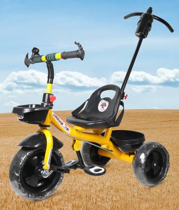 APARAJITA COLLECTIONS trike tricycle tricycle bike three wheel bicycle three wheel bike HANDLE YELLOW 06 Tricycle