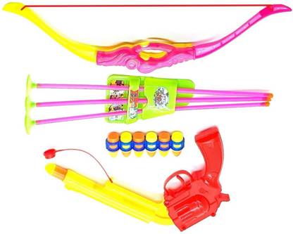 Dynamic Retail Global Gun Toys for Boys With Bullets, Archery Bow & Arrows, Blaster Guns & Darts M300 Guns & Darts