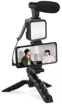 DHAN GRD Video Making kit AY-49 vlogging camera with mic Tripod Kit BLACK Monopod, Tripod Kit
