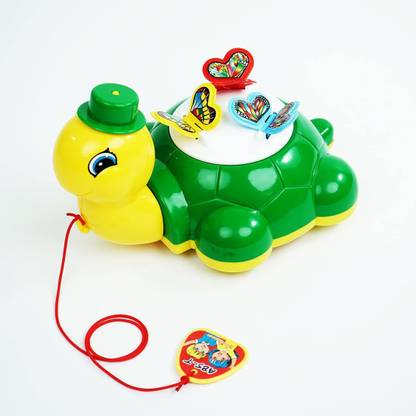Wembley Turtle Butterfly Pull Along Toy for Kids 12 Months & Above Babies BIS CERTIFIED