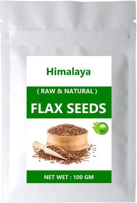 GREENELAND FLAX SEEDS ( RAW ) ( Alsi Seeds / Linum Usitatissimum ) 100 GM