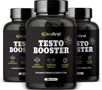 NutraFirst Ultra Josh Testosterone Booster Supplement for Men 3B (90 Tablets)