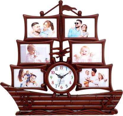 Attractionz Analog 59 cm X 49 cm Wall Clock