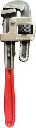 Gazab Pipe Wrench (Red and Black) Plumbers Tools and Equipment, Pipe Fitting tools Single Sided Pipe Wrench
