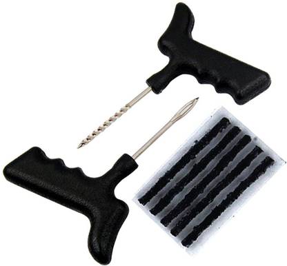 RAMEN Car Tyre Puncher Repair Kit with rubber stripes Tubeless Tyre Puncture Repair Kit
