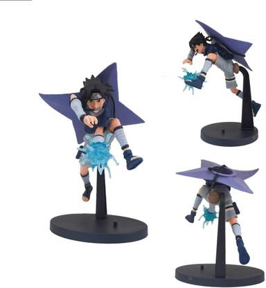 Trunkin Sasuke Uchiha Shuriken Chidori Attacking Mode Stance Action Figure
