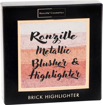 RONZILLE Baked Blusher & Highlighter, Face Makeup -02