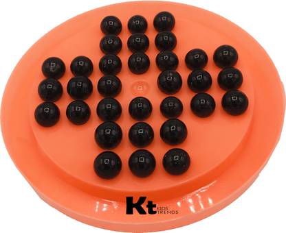 KidsTrends Brainvita,A Mind Challenging Board Game with 32 Marbles. Educational Board Games