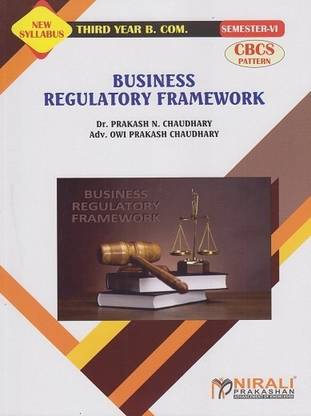 BUSINESS REGULATORY FRAMEWORK (Third Year TY Bcom Semester 6)