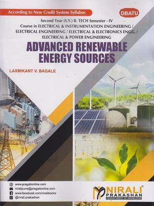 ADVANCED RENEWABLE ENERGY SOURCES - DBATU (Second Year SY B.Tech Semester 4 - Electrical and Instrumentation / Electrical & Electronics / Electrical & Power Engineering)