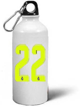 CHARMING Real Madrid 22 Printed Aluminium Sipper Water Bottle 600 ml Bottle