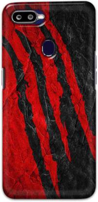 NDCOM Back Cover for OPPO F9 Red Printed