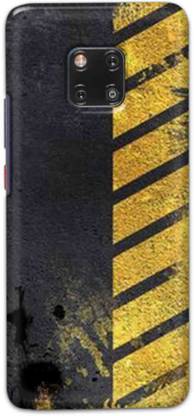 NDCOM Back Cover for Huawei Mate 20 Pro Yellow Zebra Crossing Printed