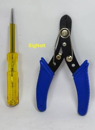 SIGNATT Wire Cutter & Electrical Tester Testpin Combo Pack Of 2pc 0 W Simple