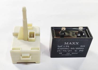 विनाद Compressor Relay with Capacitor Suitable for Samsung Refrigerator.(MATCH & BUY) इलेक्ट्रॉनिक कॉम्पोनेन्ट इलेक्ट्रॉनिक हॉबी किट