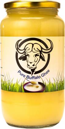 Kamdhenu DairyFarm Pure Buffalo Ghee 1kg Glass Bottle