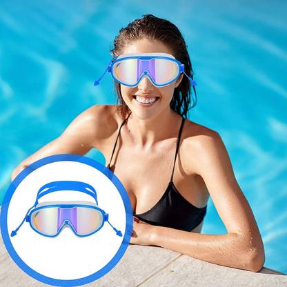 lucario Adult Diving Goggles,Beach Swimming Goggles, Large Field of View,Diving Mask Swimming Goggles