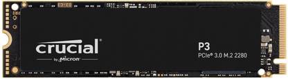 [For SBI Credit Card] Crucial CT2000P3SSD8 2000 GB Desktop, Laptop Internal Solid State Drive (SSD) (P3 PCIe 3.0 NVMe M.2 2280)  (Interface: PCIe NVMe, Form Factor: M.2)