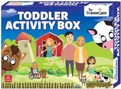 Kiddie Castle The Cracker Jack Toddler Activity Box for Age 2 Year and Above
