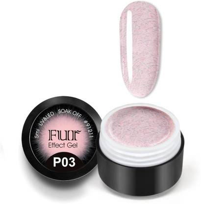 VENALISA 5ml Fur Effect Japan Sugar Glitter UV Gel Nail Polish Sequins UV Nail Gel (P03) MultiColor