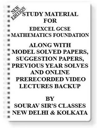 Study Material On Edexcel Gcse Mathematics Foundation (Pack Of 4 Books) With Model Question Papers + Topicwise Analysis + Mcq Questions+ Special Practice Set