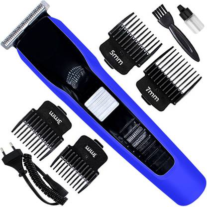 KEEMIIE V Professional Chargeable Washable Beard Moustache Trimmer Hair Clipper Razor Fully Waterproof Grooming Kit 120 min  Runtime 4 Length Settings
