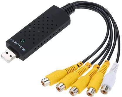 microware 4 Channel USB 2.0 DVR Converter Adapter Audio AV Video Capture Card Adapter 4CH USB DVR Laptop Accessory