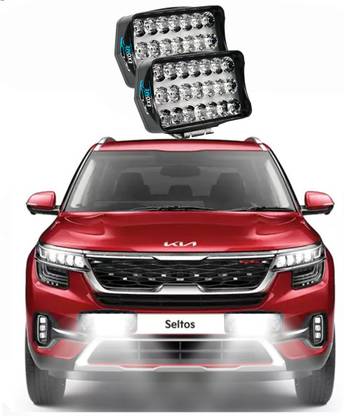 BLUERIDE 21 LED Fog Light High Power Fog Lamp for Kia Seltos Fog Lamp Car, Motorbike, Truck, Van LED (12 V, 35 W)