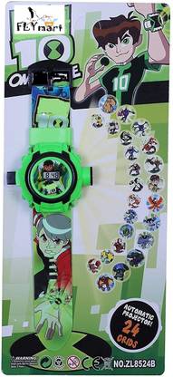 फ्लाई मार्ट Bn Boy10 Omnitrix, Omniverse, Alien Fun Projector Toy Best Digital Watch For Kid