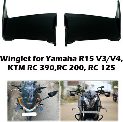 ENEMYT Winglet for Yamaha R15 V3/V4, KTM RC 390,RC 200, RC 125 Bike Fairing Kit
