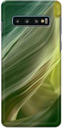 NDCOM Back Cover for Samsung Galaxy S10 Plus Green Printed