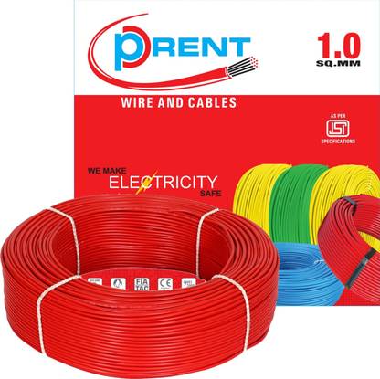 Illuminator FR PVC 1 sq/mm Red 82 m Wire