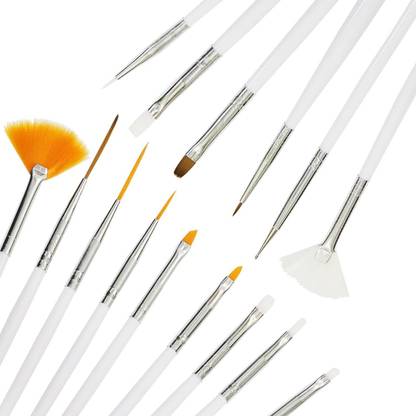 BALWRICK Nail Art Brush Set for Nail Painting Designing Polish Decoration and Treatment