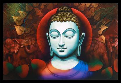 lyrarts BUDDHA Religious Frame