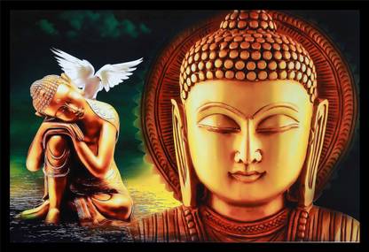 lyrarts Buddha Religious Frame