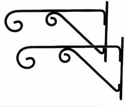 Advi Wall Brackets for Hanging Flower Pots, Hanging Hooks for Indoor Outdoor Plant Container Set