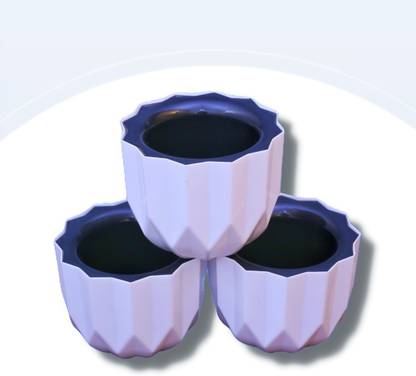 Pragathi Pots Selfwatering White Premium Plant Container Set
