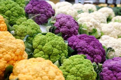VibeX NDIR-68 - Colorful Cauliflower Mix of 5 Varieties - (450 Seeds) Seed