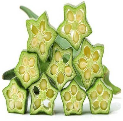 VibeX XLL-52 - Native/Non-GMO Bhindi/Okra Vegetable - (450 Seeds) Seed