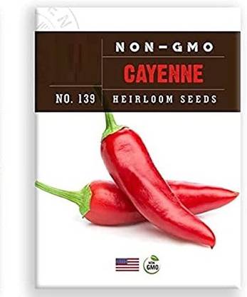 VibeX KGF -37 - Cayenne Chilli Pepper - (150 Seeds) Seed