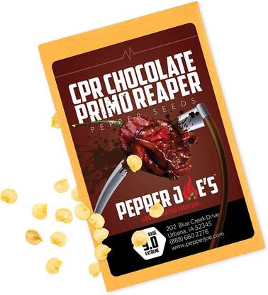 VibeX ® LXI-920 CPR Chocolate Primo Reaper Chilli Seeds Seed