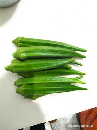 VibeX XLL-86 - Greens Okra / Lady Finger - (450 Seeds) Seed